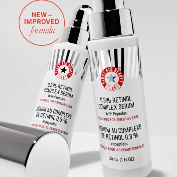 NIB•First Aid Beauty 0.3% Retinol Complex Serum With Peptides - Picture 4 of 4